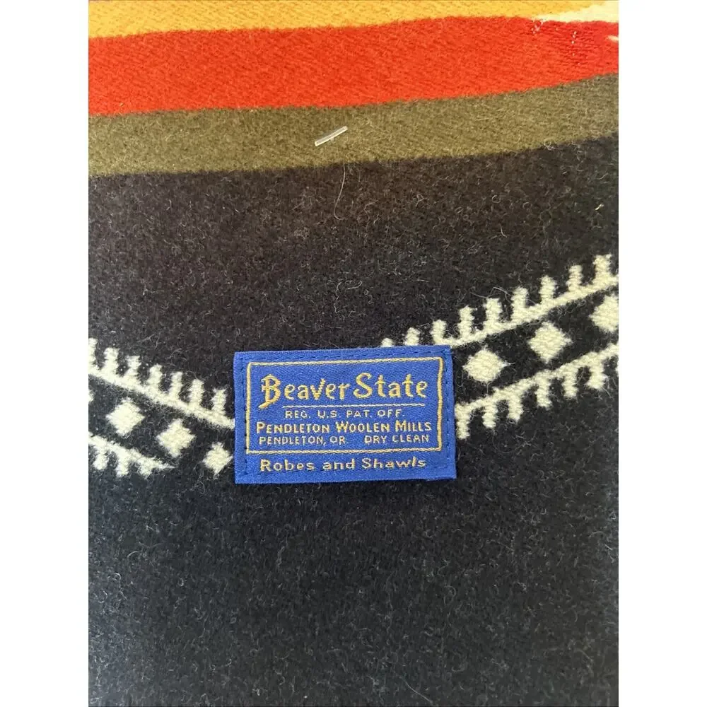 NWT Vintage Pendleton Beaver State Rimrock Wool Saddle Blanket 66x39 USA